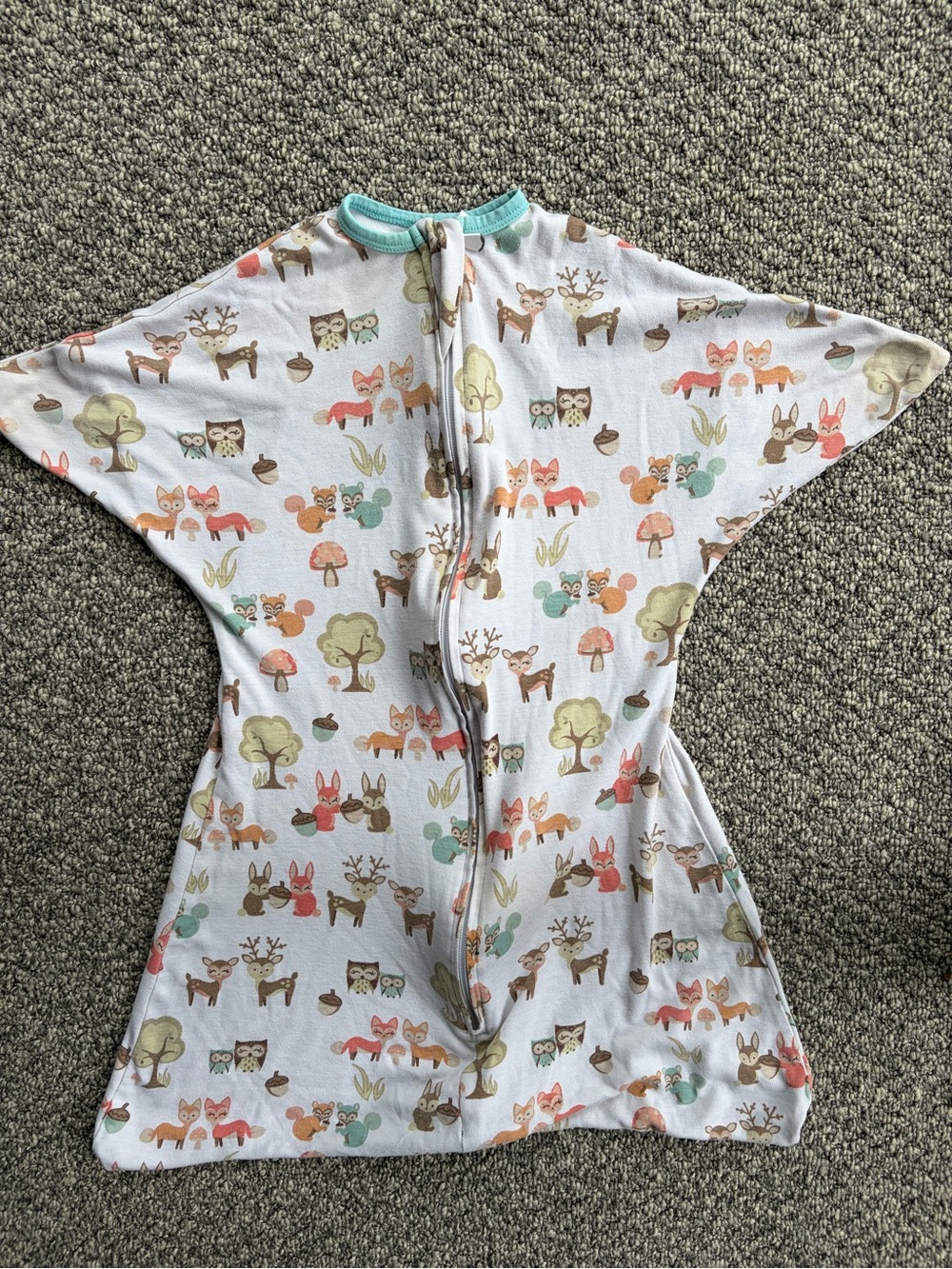 Sleeping Baby Zipadee-Zip Sleep Sack Medium 6–12 Months Woodland Animals